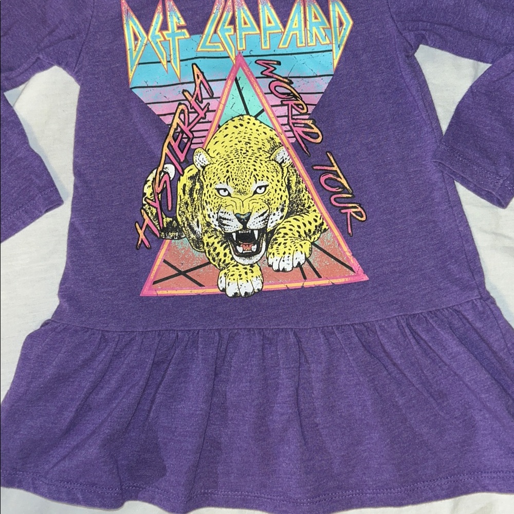 Purple 2T Def Leppard Dress